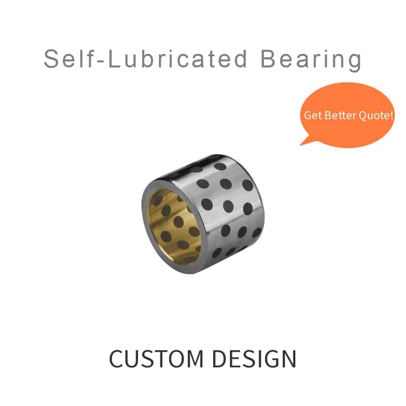 Steel Solid Lubricant Bushings Oilless Bushes