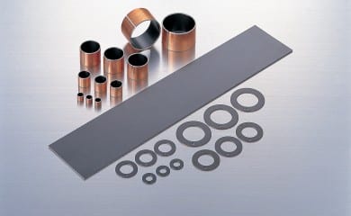 self lubricant material strip bushings