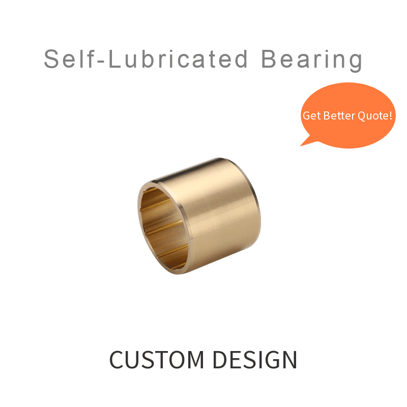 Solid Bronze Bushing Straight or Flanged Bushings
