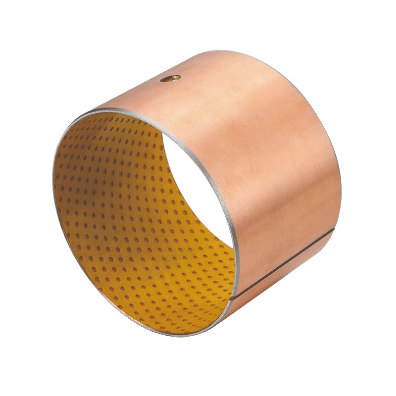 Metal-ploymer composite plain bearings