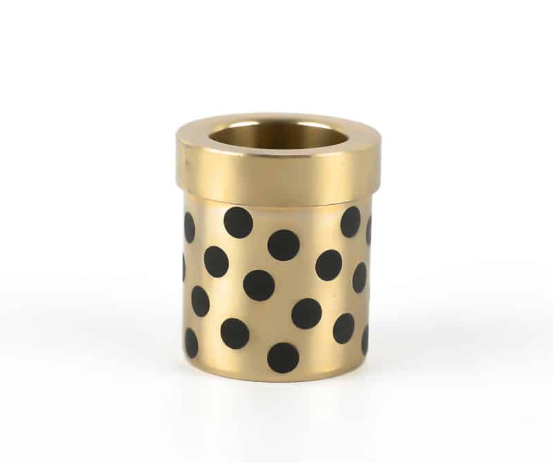 BRONZE BUSHINGS WITH GRAPHITE INSERTS