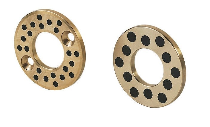 bronze thrust washer Bronze Wear Plate Bronze Thrust Bearings With Graphite Plugs