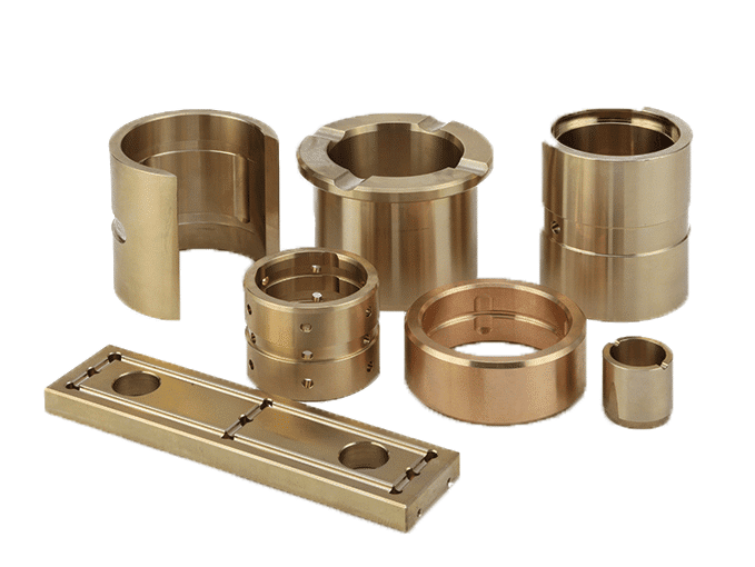 Groove Bushings Flanged Bearing Bronze Lube Parts