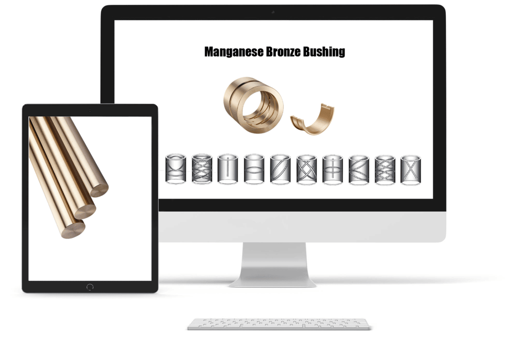Manganese Bronze Bushing 9 Self-lubricating manganese bronze bushing/bearing.