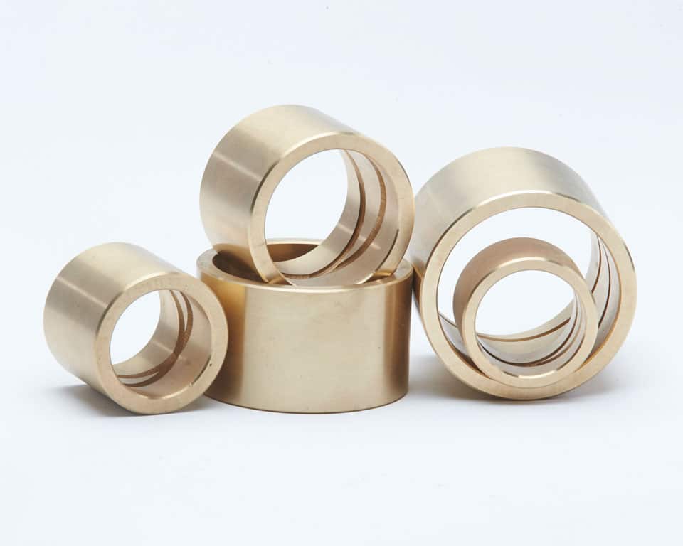 Groove Bushings Flanged Bearing Bronze Lube Parts