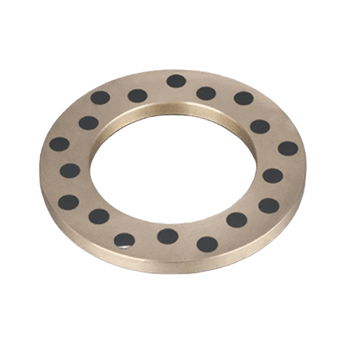 solid-bronze-thrust-washer-with-graphite Bronze Wear Plate Bronze Thrust Bearings With Graphite Plugs