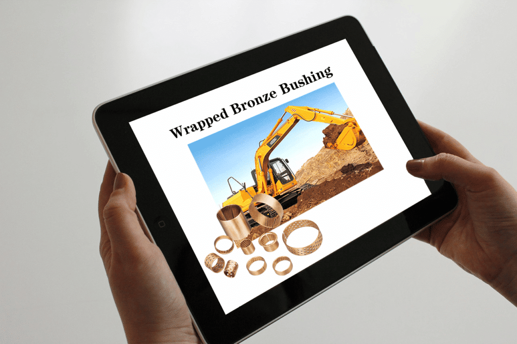wrapped bronze bushing application Wrapped Bronze Cylindrical & Flanged Bushing