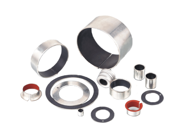 gear pump bushing metal-polymer plain bearings PTFE material