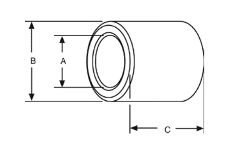 Plain Cylindrical sintered bronze Bearings Sintered Bronze Bearings