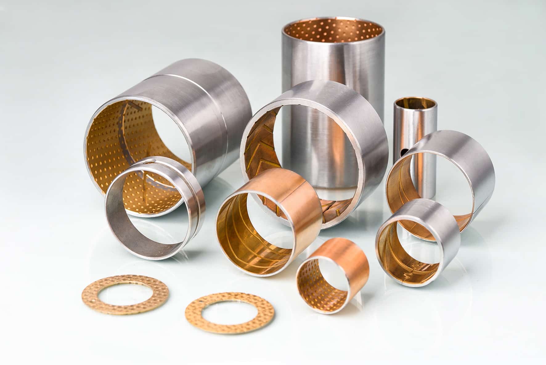 Steel Backed Bronze Bushing CuPb30 Bimetal Bearings