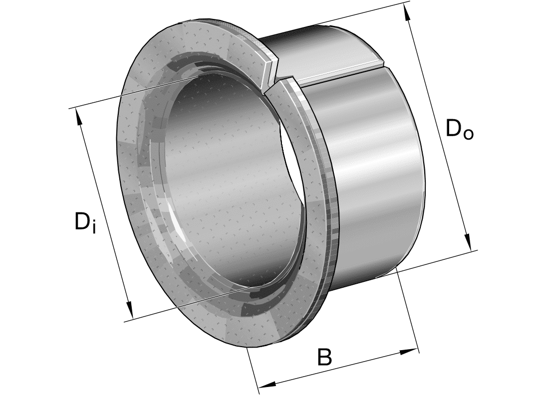 Butt joint plain bushes