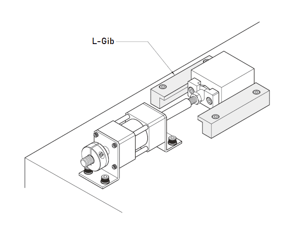 standard L gibs Self-Lubricating Solid Bronze Gib & Mold Slides