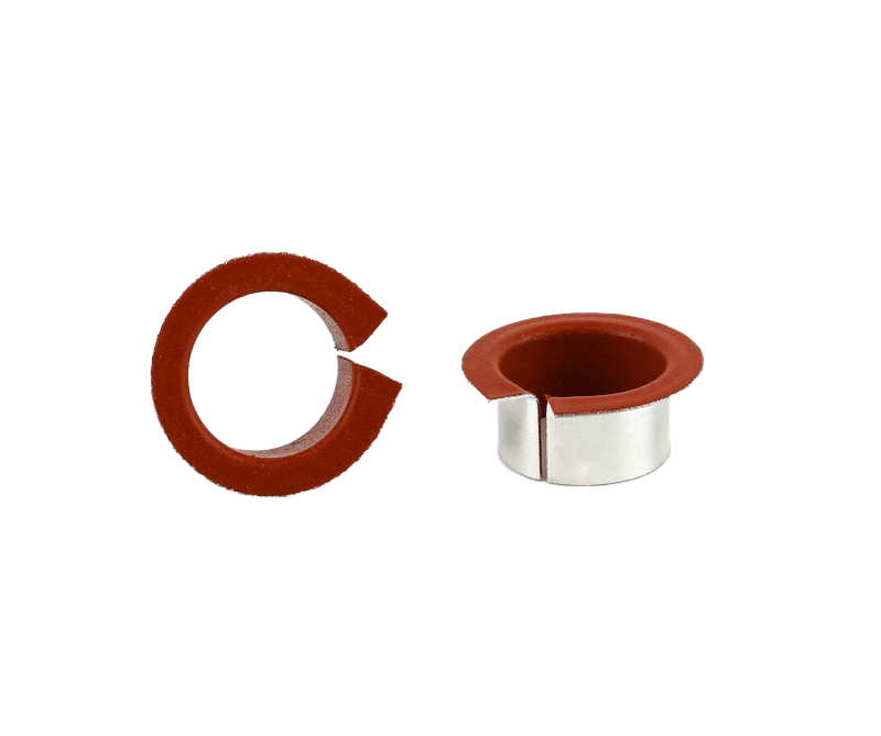 collar bushes red ptfe