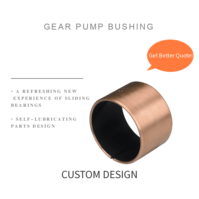 Gear Pump Bushing Survive Upsets & Dry Running