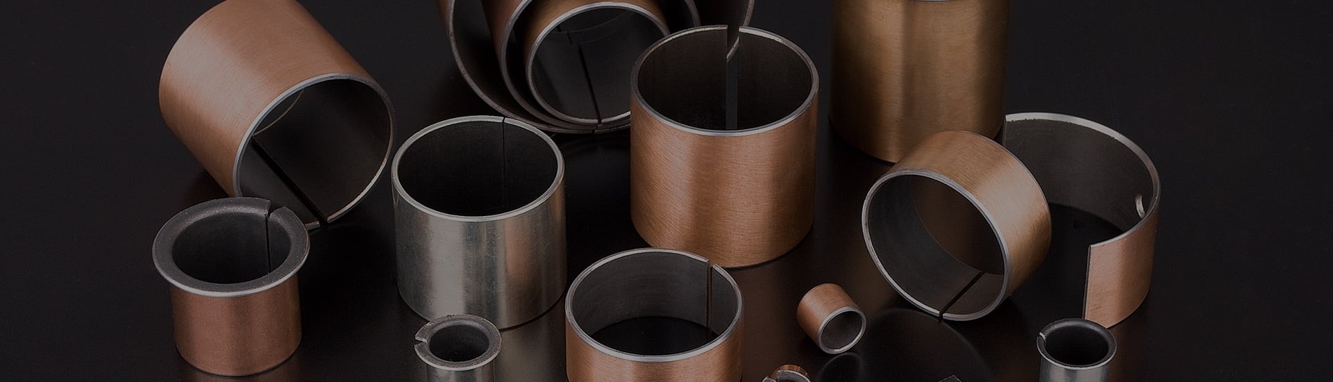 Metal Polymer Composite Bearing PTFE bushing steel backed sintered bronze