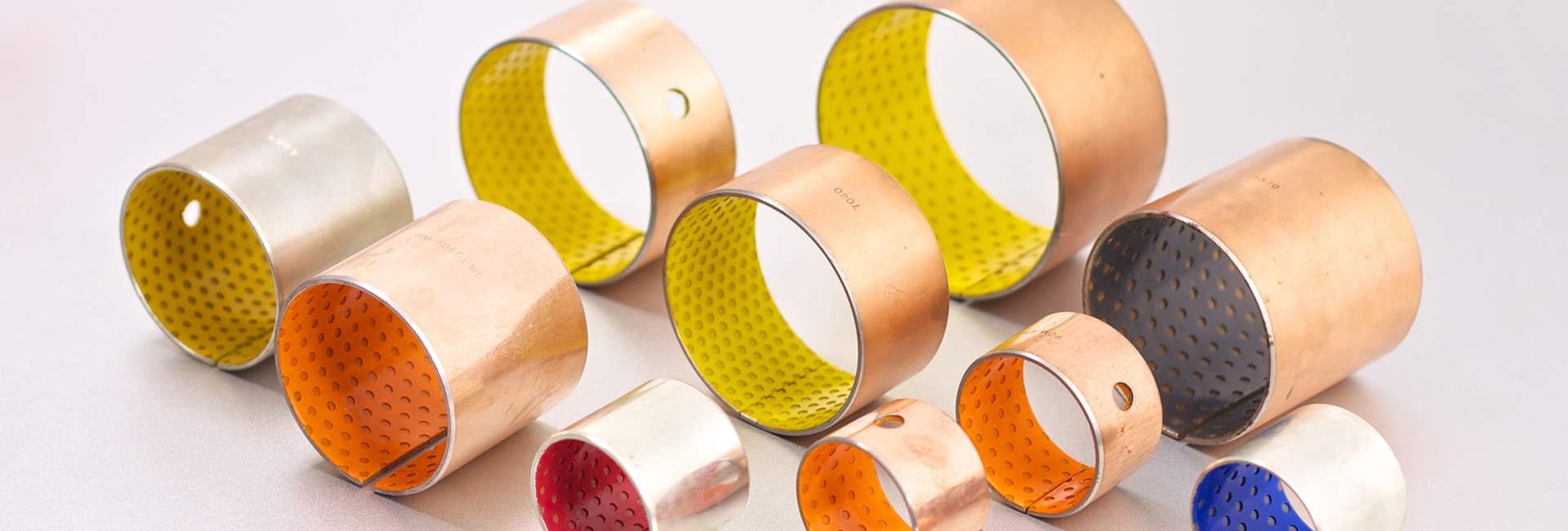 Steel Backed Bronze POM Bushes 17 pom composite bushings