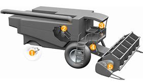 bearing in harvesting machinery harvesters bushings