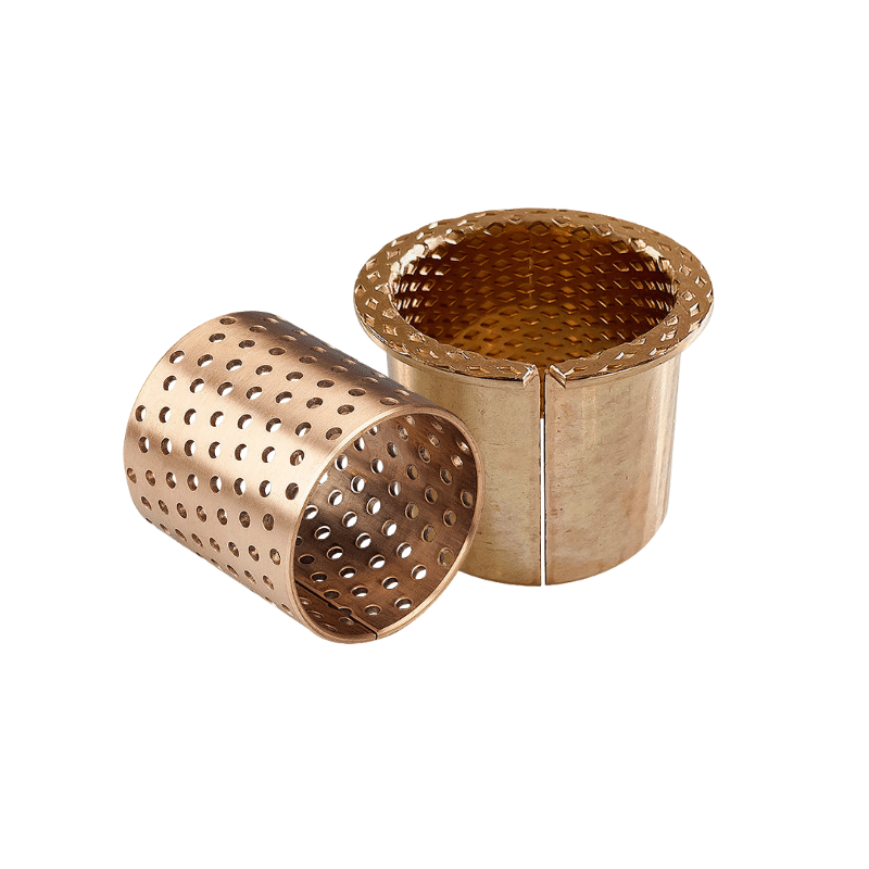 CUSN8 BRONZE BEAIRNGS WRAPPED 3 CUSN8 BRONZE BEARINGS Bronze bearings made of CuSn8 with lubrication indents