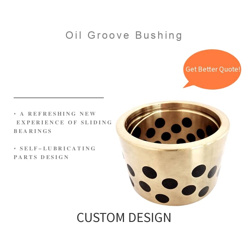 Bronze Bushings With Oil Grooves