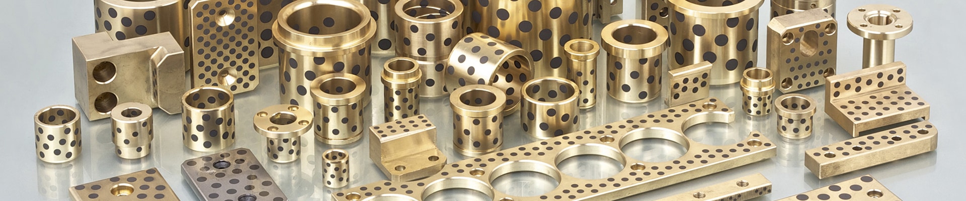 bronze graphite guide bar 23 self-lubricating graphite impregnated sleeve bearing