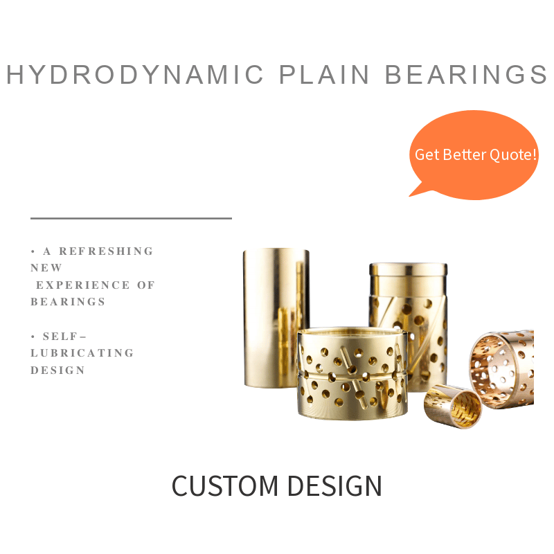 Hydrodynamic plain bearings in wind turbine gearboxes