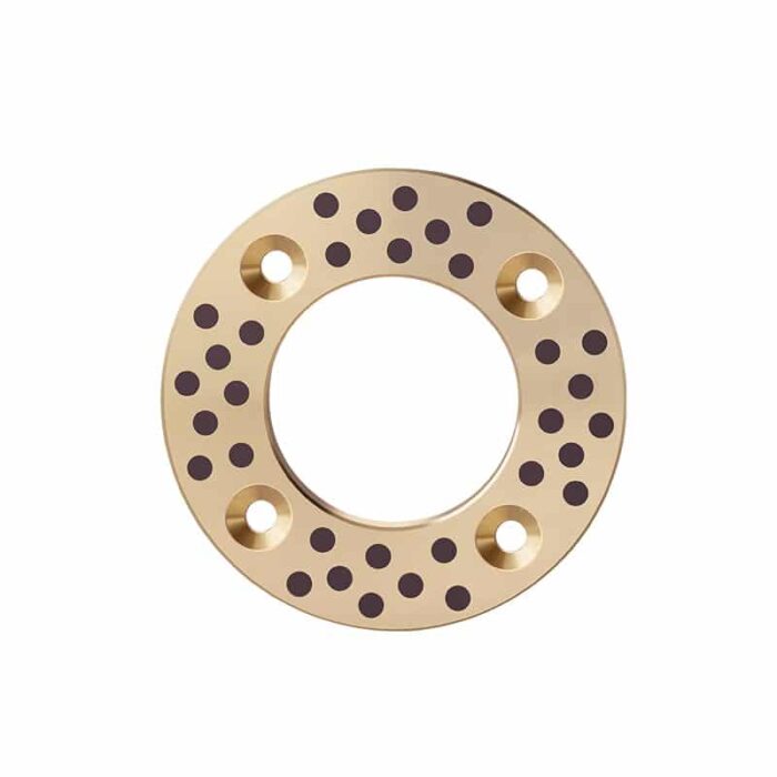 Copper Selflubricating Thrust Washer Plugged Graphite