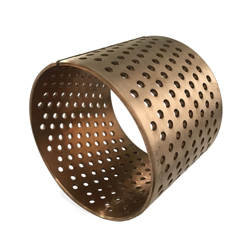 Factory-Custom-CUSN8 Bronze-Bearing Factory-Custom-CUSN8 Bronze-Bearing bushes - metric. Bushings, bronze plain bearing material CuSn8 with lubrication pockets holes