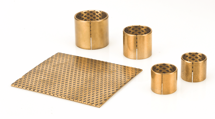 copper bushings with solid lubricant self-lubricating plain bushes