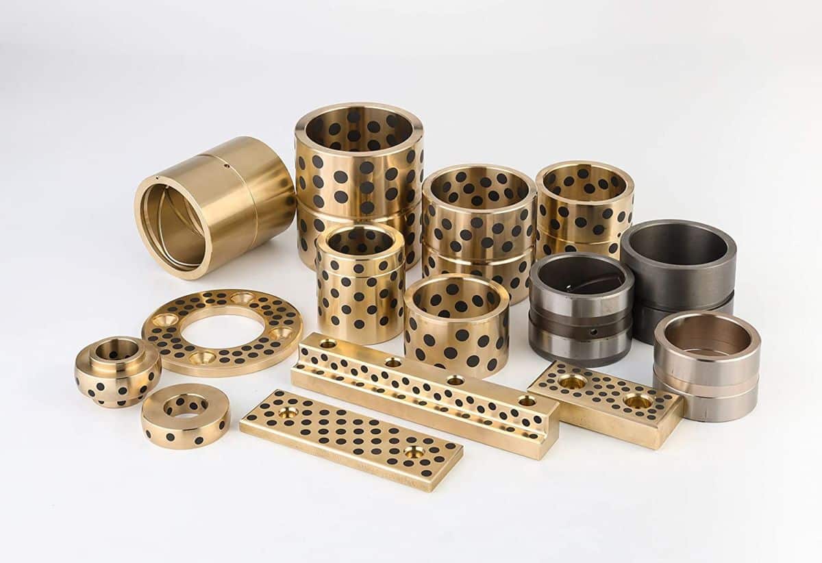 Aluminium Bronze Graphite Oiless Bushing Custom Size