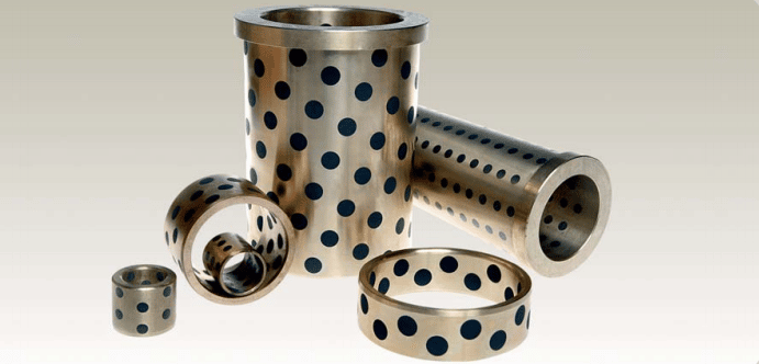 Plain Bearing Design and Selection 9 graphite plugged bronze bushings