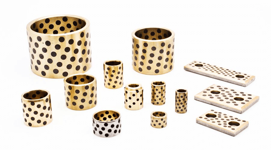 graphite plugged bronze bushings graphite plugged bronze bushings