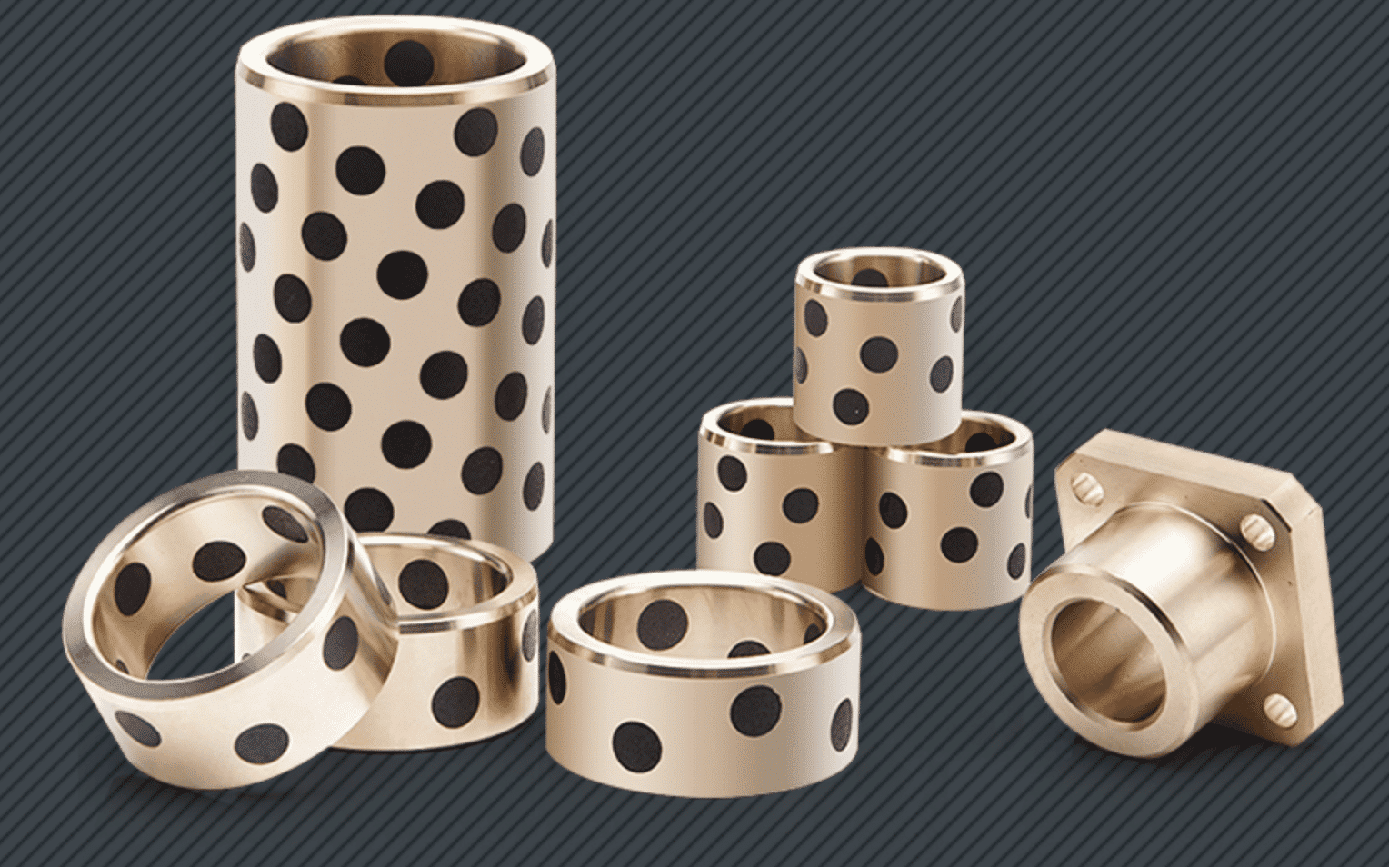 brass graphite self lubricating bushing6 brass graphite self lubricating bushing