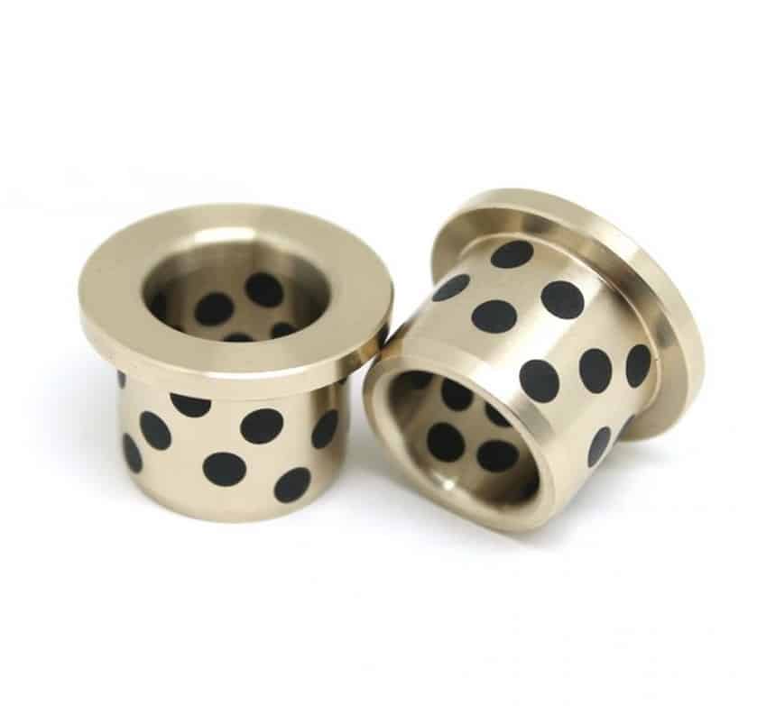 graphite plugged bushings flange thrust bushings