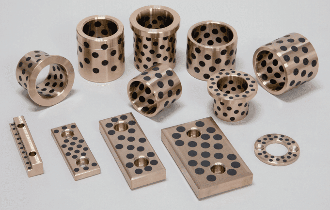 oil less bush graphite plugged bronze bearing bushes