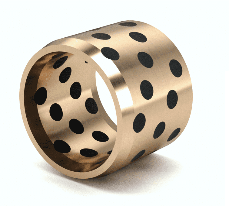 oiles 500 bronze bush oiles bearings graphite plugged