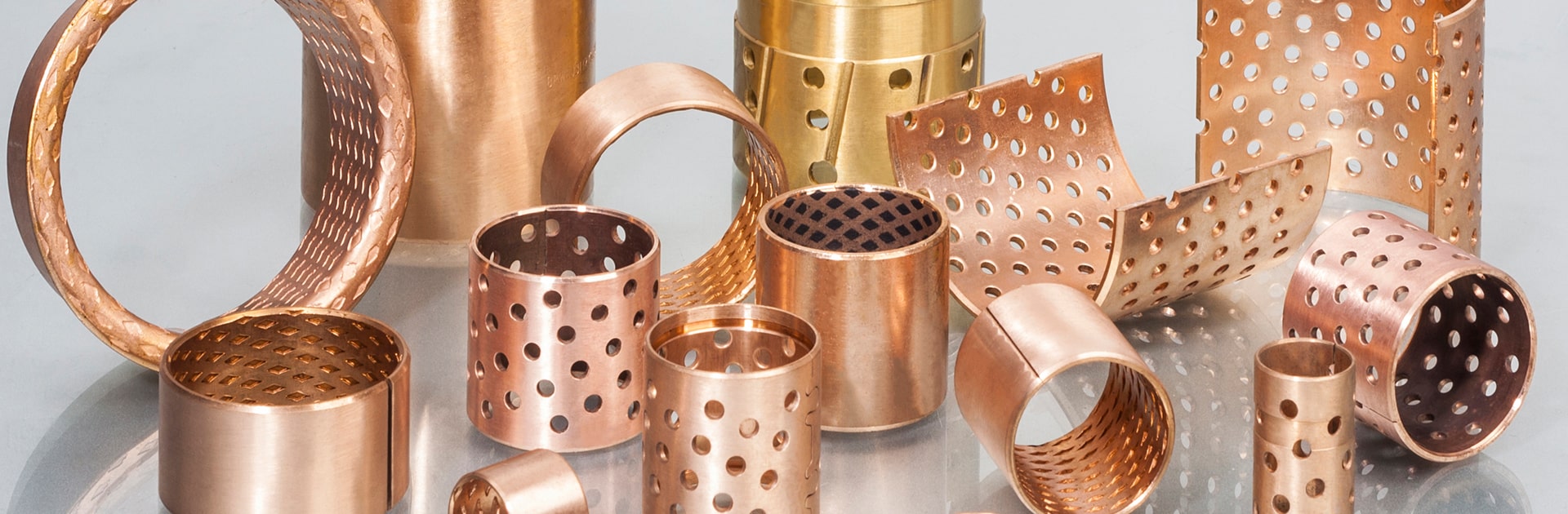Wrapped flanged bushings 8 wrapped bronze bushings
