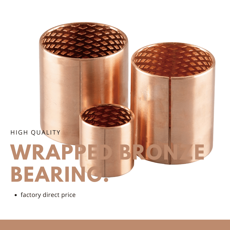 Wrapped bronze bearing