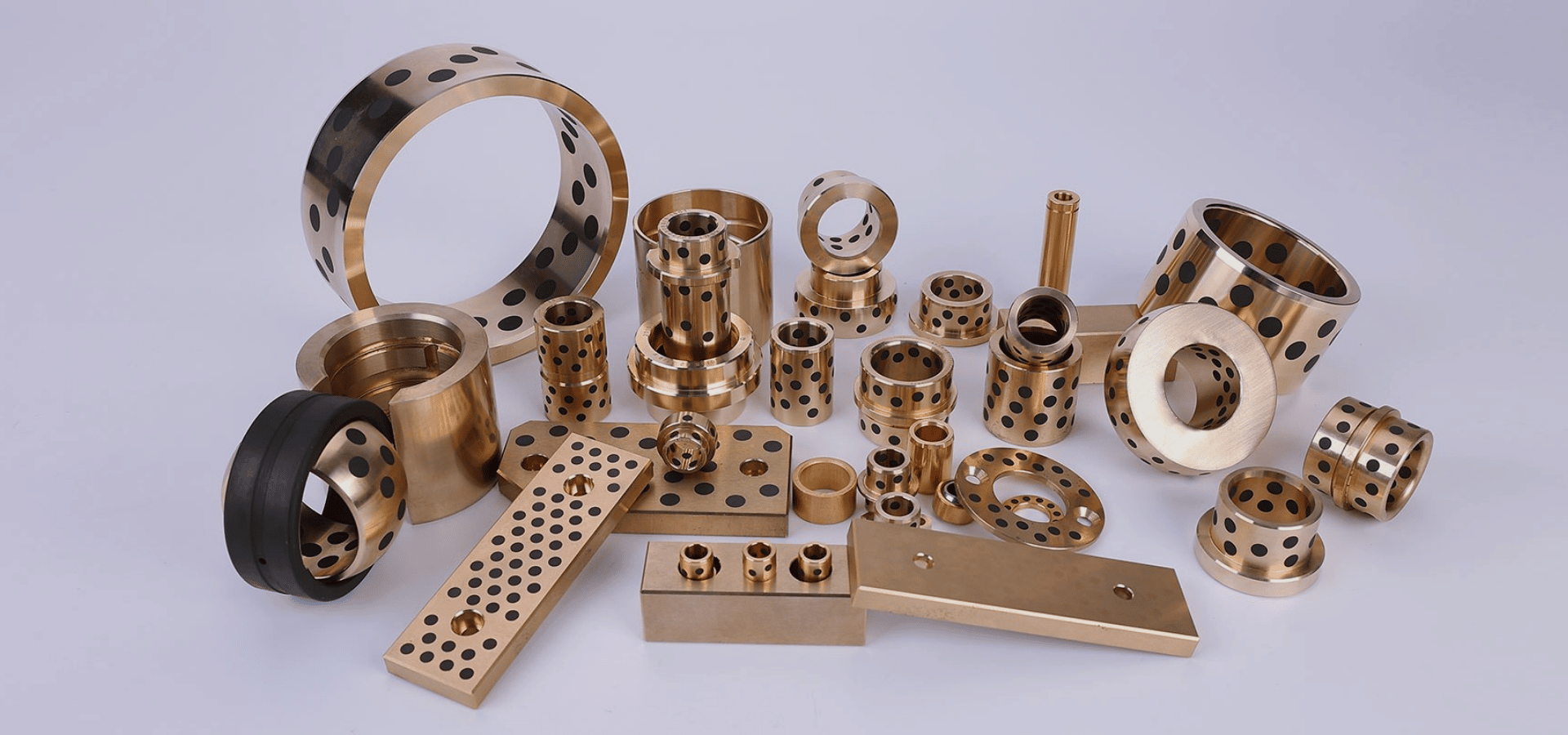 oilless lubricated bushing bearings self lube self-lubricating bronze bushing