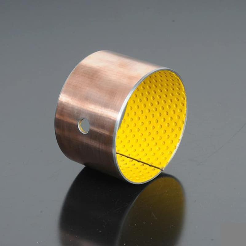self lubricating pom 8 sleeve bushings plain bearings POM composite 3 layer size copper brass bushes