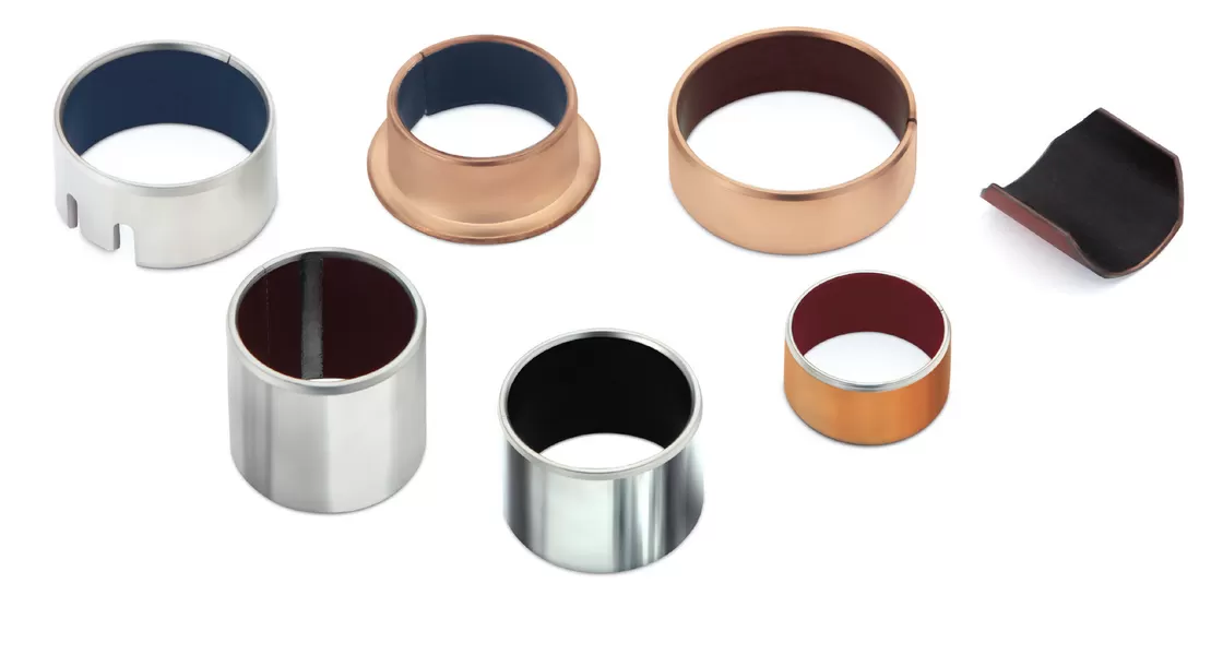 PTFE Coated Self Lubricated Bushings 8 self-lubricating wrapped ptfe lined bushings