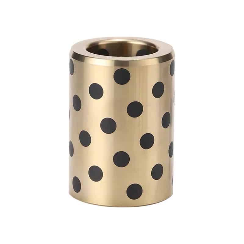 Cast Bronze Bushings with Solid Lubricant Inserts