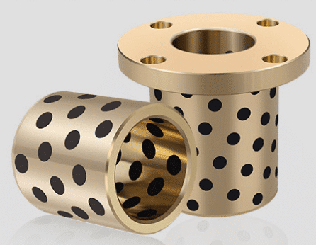 self lubricating flange graphite bushing