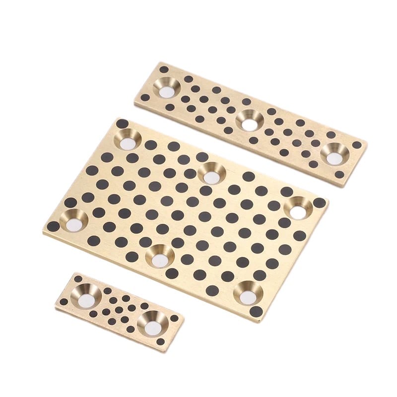 oilless graphite plate1 Oil-free slide plates with graphite plugs