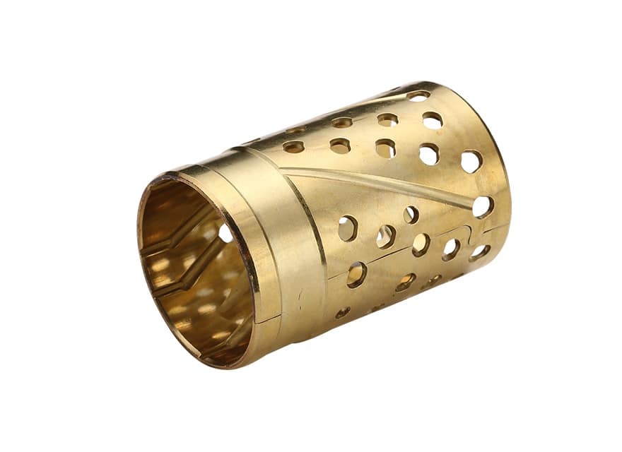bronze bushing CuZn31Si(H68) Wrapped Bronze with thru holes Series - Metric