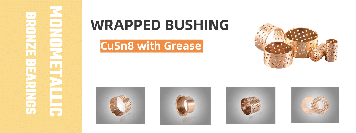 Bronze Sleeve Bushing 9 Bronze Bearings made of CuSn8 2