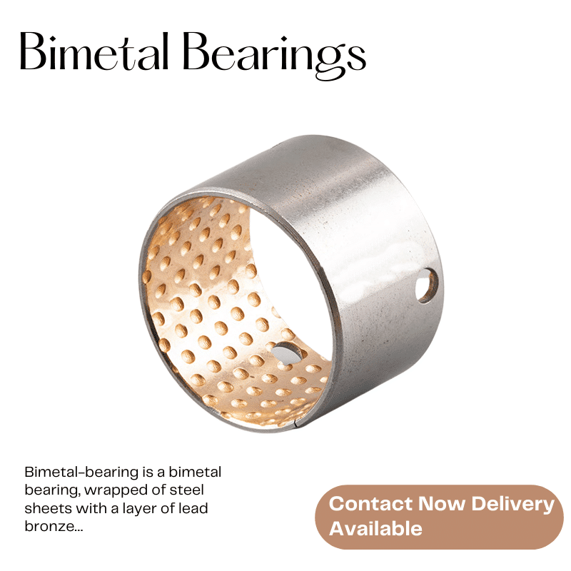 Bi-Metallic Bushes 9 Bimetal steel wrapped bushing