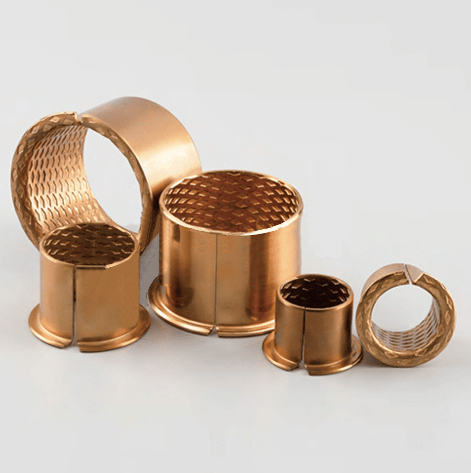 bronze plain bearing bushing housing