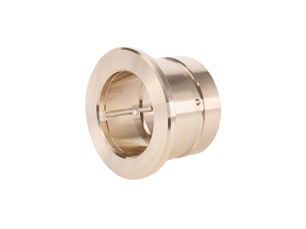 flange bronze self-lubricating with a groove