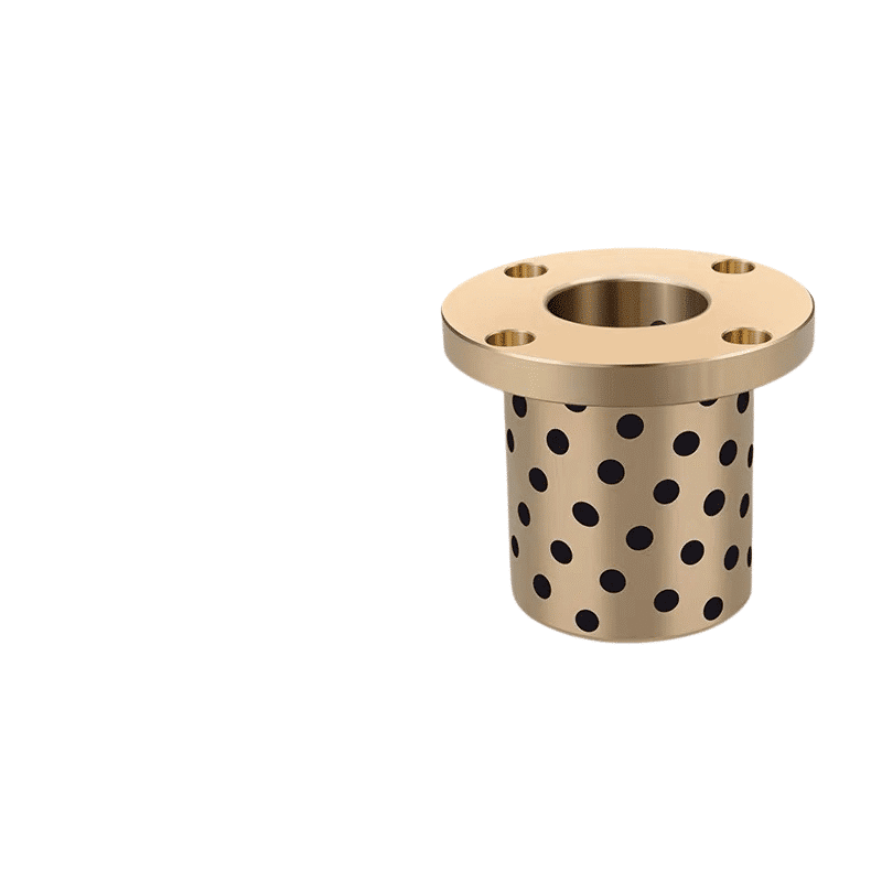 Self Lubricating Pillow Blocks 10 bronze flange graphite bushes