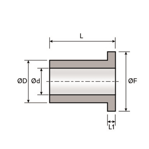 High-strength brass bearings with embedded solid lubricant